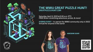 The SIXTH ANNUAL WWU Great Puzzle Hunt @ Western Washington University - Red Square OR Online
