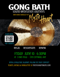 Gong Bath Sound Meditation Journey @ 3OMS Yoga