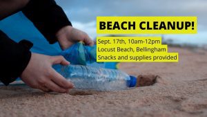 Beach cleanup at Locust Beach @ Locust Beach