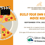 Get ready for a magical movie night & playful pizza party you’ll never forget! Girls ages 9-18 welcome to attend with their family & friends!