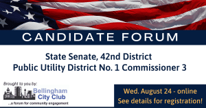 Candidate Forums: Senate District 42 & PUD 1 Commissioner 3 @ Online Zoom Event