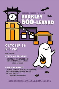 Barkley Boo-levard Trick or Treat & Harvest Market @ Barkley Village Gazebo