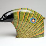 Dan Friday Blown Glass Lightning Bear