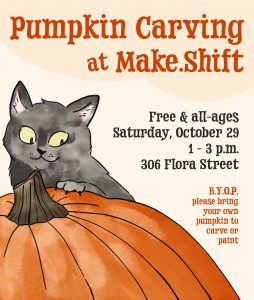 Community Pumpkin Carving @ Make.Shift Art Space