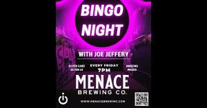 Bingo Night at Menace! @ Menace Brewing