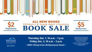 Children's and Young Adult Book Sale @ Western Washington University (WWU) Viking Union Multipurpose Room (MPR)
