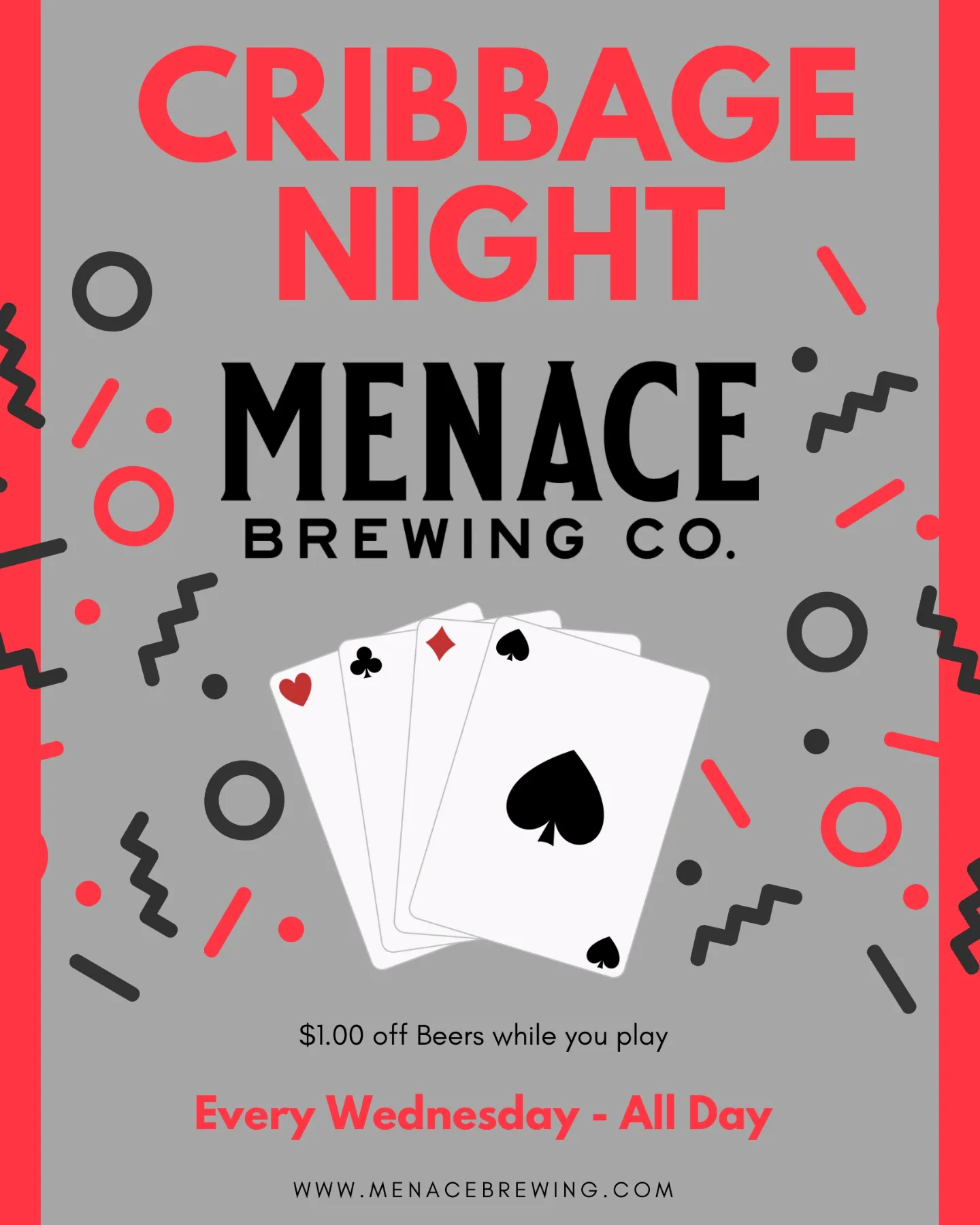 Cribbage-Learning Night at Menace! @ Menace Brewing