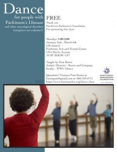 Dance for People with PD and other Neurological Disorders @ Firehouse Arts and Events Center
