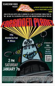 Scarecrow Video Presents Flying Saucer Cinema: Forbidden Planet (1956) @ Scarecrow Video (virtual)