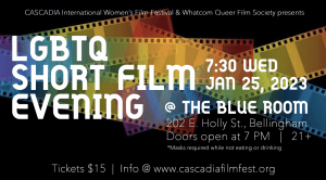 LGBTQ+ Film Shorts Evening @ The Blue Room