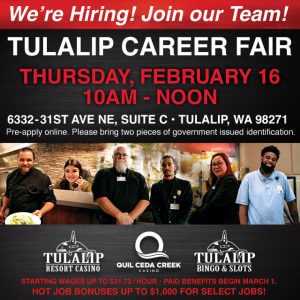 Tulalip Career Fair @ Tulalip Gaming