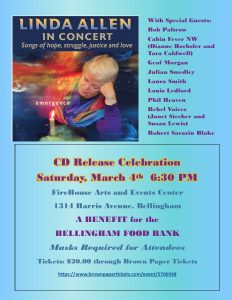 Linda Allen CD Release Concert/Food Bank Benefit @ FireHouse Arts and Events Center