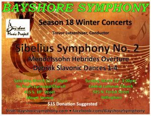 Bayshore Symphony Winter Concert - Bellingham @ Central Lutheran Church