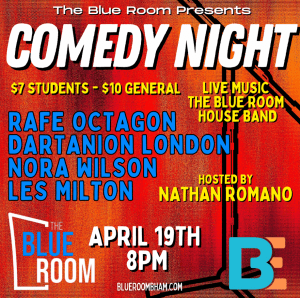 Comedy Night at The Blue Room - Hosted by Nathan Romano @ The Blue Room