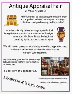Antique Appraisal Fair @ VFW Post #1585