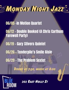 Monday Night Jazz @ The Blue Room
