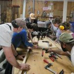 Port Townsend School Of Woodworking Class Bending Wood – Photo By Tony Moceri