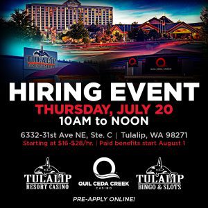 Hiring Event @ Tulalip Gaming Organization