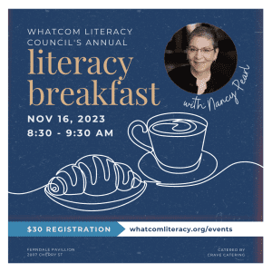 Literacy Breakfast with Nancy Pearl @ Ferndale Community Pavillion