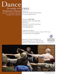 Dance for people with PD and other neurological disorders @ Firehouse Arts and Events Center