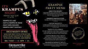 Krampus Night Release Party @ Chuckanut Bay Distillery