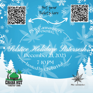 Solstice Holidaze Sistersesh @ Cheba Hut