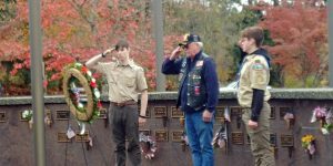 Veterans Day Flag Ceremony @ Bayview Cemetery