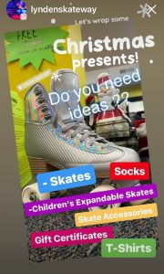 Elf Mas GLow Skate @ Lynden Skateway