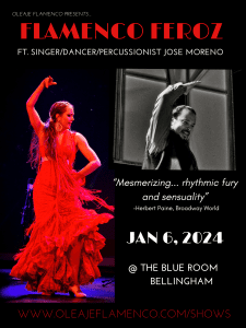 Oleaje Flamenco Presents | Flamenco Feroz ft. singer, dancer, and percussionist Jose Moreno of NYC @ The Blue Room