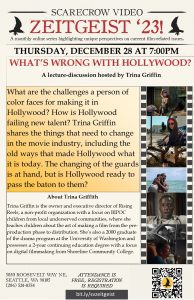 Scarecrow Video Zeitgeist ‘23! – What is Wrong with Hollywood? @ Scarecrow Video (virtual)