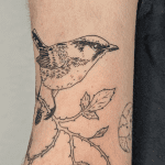 Rachel Rothber poke-and-stick tattoo