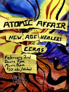 The Blue Room Presents | Atomic Affair, New Age Healers, Ceras @ The Blue Room