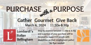 Lombardi's Purchase with a Purpose @ Lombardi's Bellingham