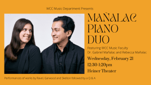 Mañalac Piano Duo @ Whatcom Community College Heiner Theater