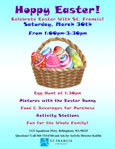 Easter Egg Hunt at St Francis of Bellingham Avamere @ St Francis of Bellingham Avamere