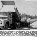 Bellingham Drag Strip Oct. 1954 paving