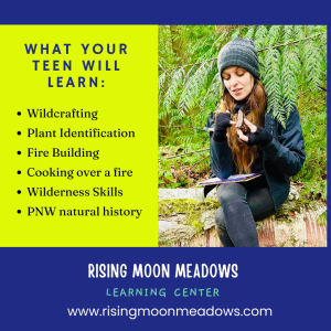 Teen Wilderness Skills Class @ Rising Moon Meadows