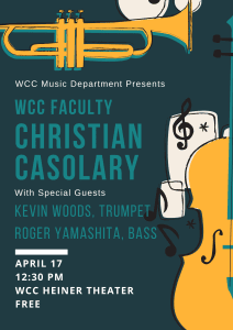 WCC Music Department Faculty Concert: Christian Casolary @ Whatcom Community College Heiner Theater