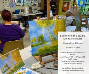 Summer In The Studio with Karen @ Bellingham Art