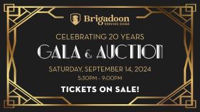 Brigadoon Service Dogs 20th Anniversary and Gala @ Hotel Bellwether Ballroom