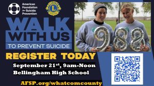 "Out of the Darkness Walk" and Behavioral Health & Awareness Fair @ Bellingham High School