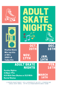 Adult Skate Nights @ Lynden Skateway
