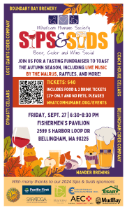 Whatcom Humane Society Sips & Suds Tasting Fundraiser @ Fishermen's Pavilion