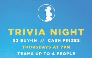 Thursday Trivia at Stones Throw Brewery @ Stones Throw Brewery