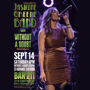 Jasmine Green Band and Without A Doubt @ BAR TWO ELEVEN