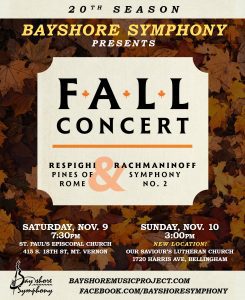Bayshore Symphony Fall Concert @ Our Saviour's Lutheran Church