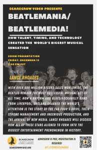 Scarecrow Video Presents Beatlemania/Beatlemedia! @ Scarecrow Video (virtual)