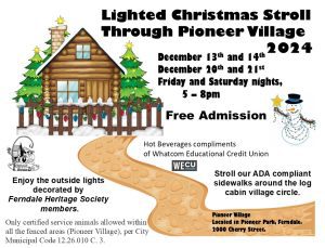 Lighted Christmas Stroll Through Pioneer Village @ Lighted Christmas Stroll Through Pioneer Village