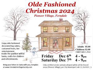 Olde Fashioned Christmas in Pioneer Village @ Olde Fashioned Christmas in Pioneer Village