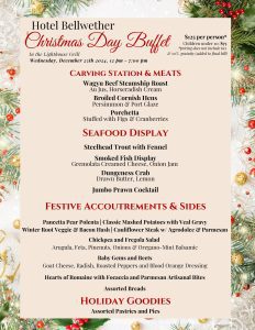 Christmas Day Buffet at the Lighthouse Grill @ Hotel Bellwether